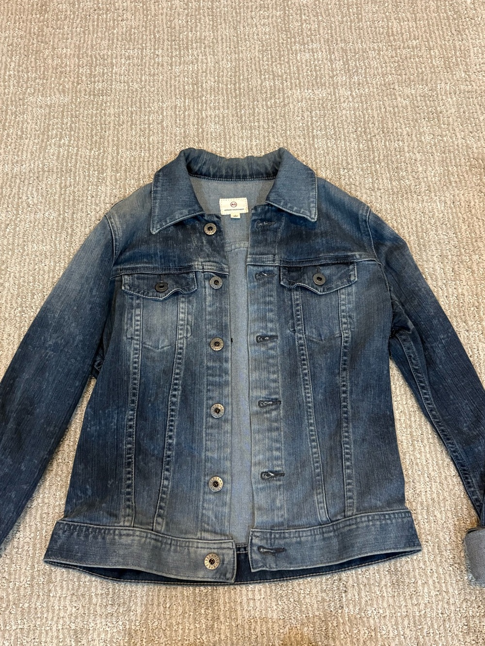 Ag Adriano Goldschmied Blue Denim Jacket